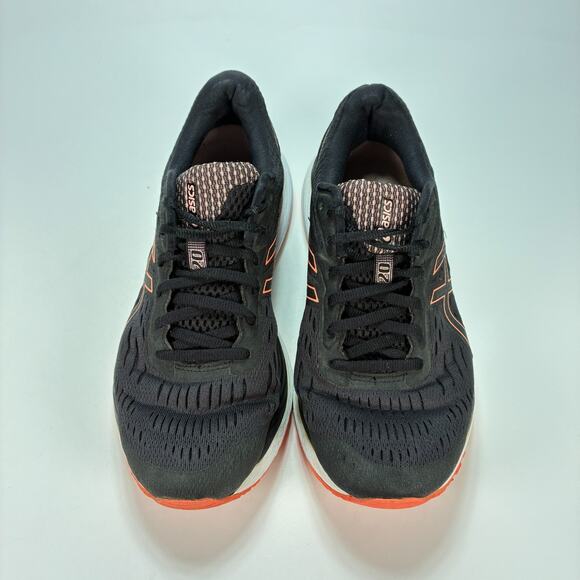 ASICS Gel-Cumulus 20 Black Orange Training Running Shoes 1012A008 Womens Size 10 - Picture 3 of 10